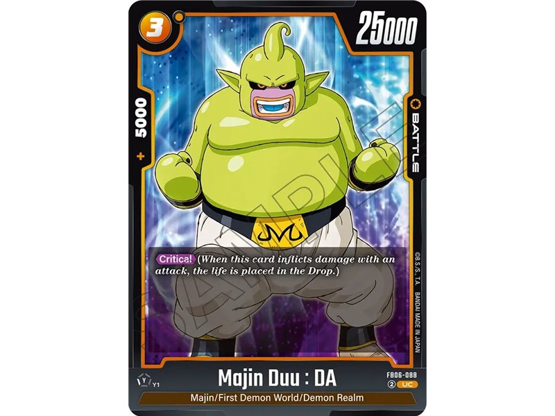 Majin Duu : DA (Uncommon)