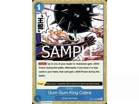 Gum-Gum King Cobra (Common)