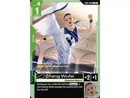 Chang Wufei (Uncommon)