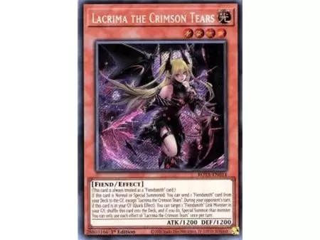 Lacrima the Crimson Tears (Prismatic Secret Rare)