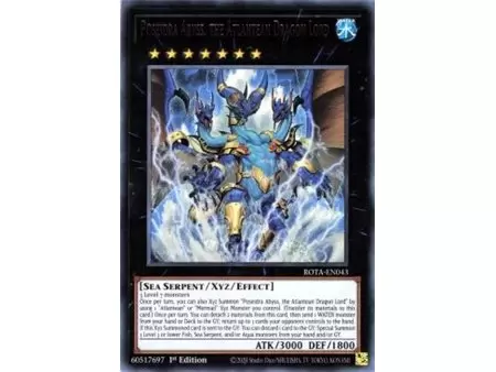 Poseidra Abyss, the Atlantean Dragon Lord (Prismatic Secret Rare)
