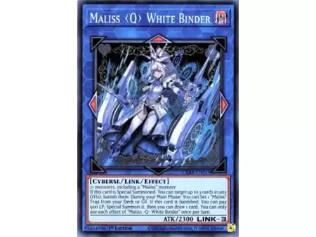 Maliss Q White Binder (Prismatic Secret Rare)