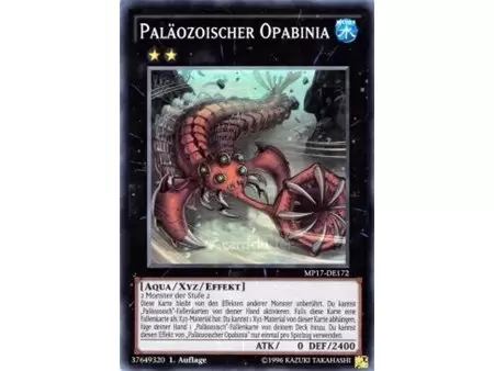 Paleozoic Opabinia (Prismatic Secret Rare)