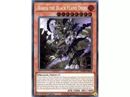 Horus the Black Flame Deity (Ultra Rare)